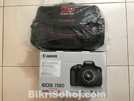 DSLR Canon 750D 24.2MP Camera